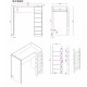 訂製組合床連衣櫃+書桌+儲物櫃--餘款